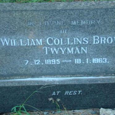 TWYMAN William Collins Brown 1895-1963