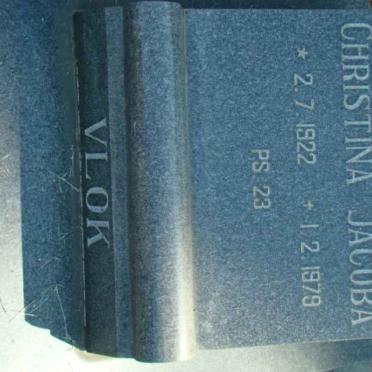 VLOK Christina Jacoba 1922-1979