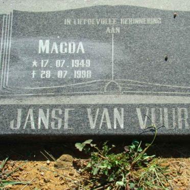 VUUREN Magda, Janse van 1949-1998