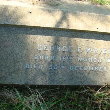 WRIGHT George F. 1882-1902