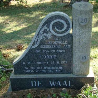 WAAL Corrie, de 1951-1974
