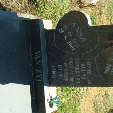 ZYL Piet, van 1917-2000 &amp; Anna 1923-2001