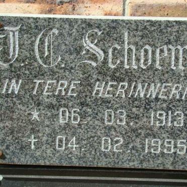 SCHOEMAN J.C. 1913-1995