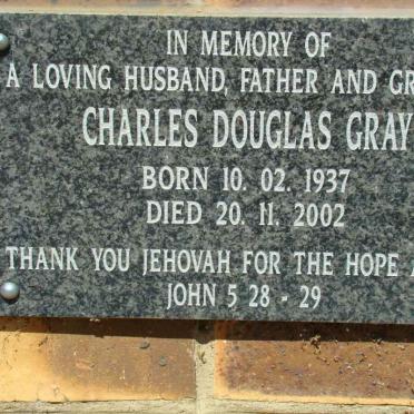 GRAY Charles Douglas 1937-2002