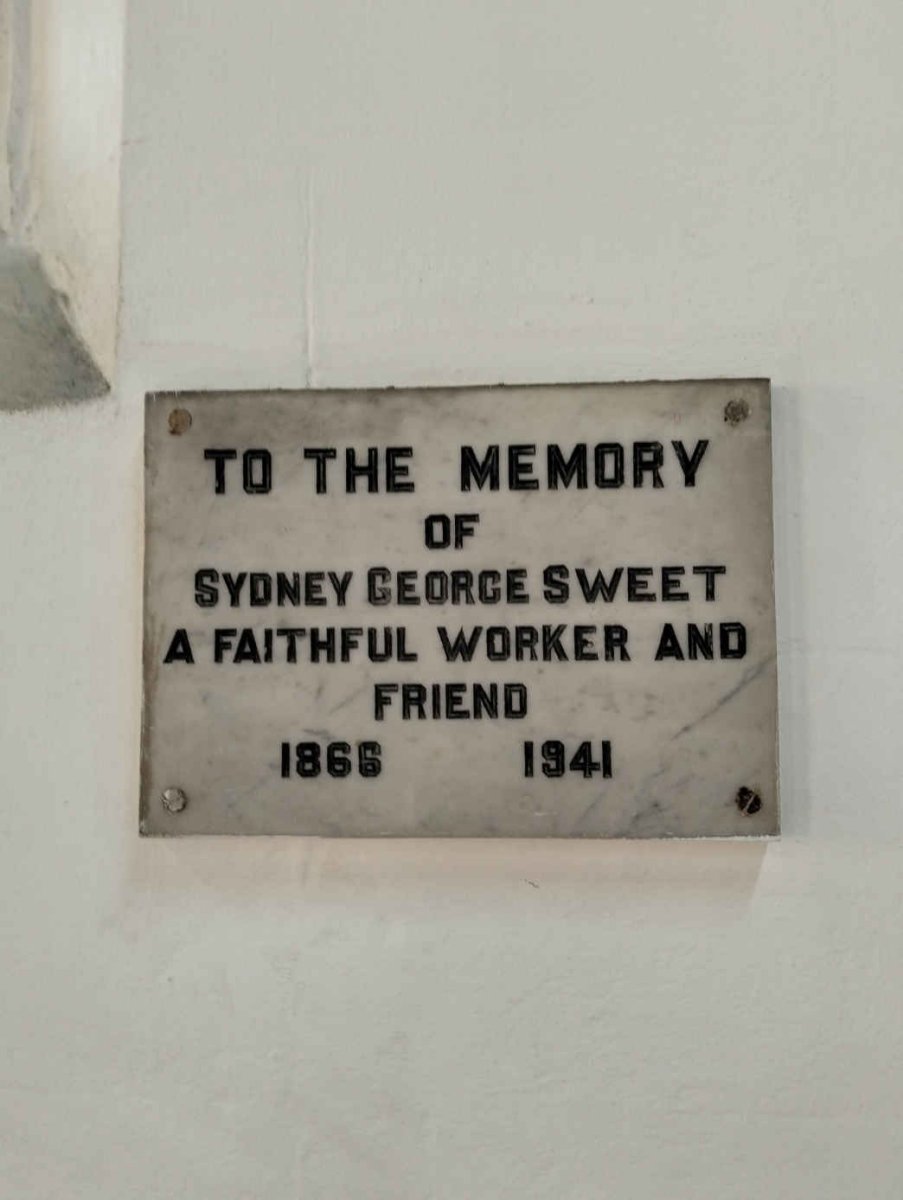 SWEET Sydney George 1868-1941