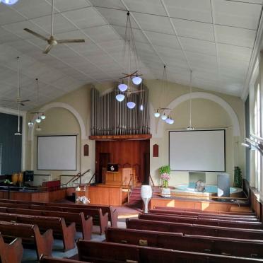 4. Interior of church