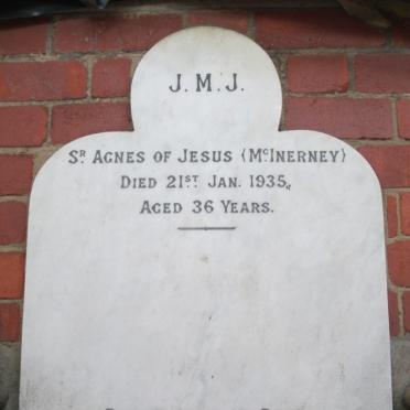 McINERNEY Agnes of Jesus  -1935