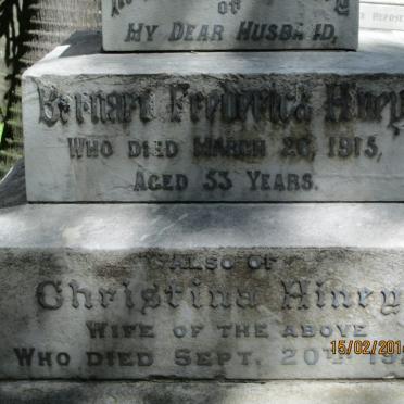 HINEY Bernard Frederick -1915 &amp; Christine -1923 _2
