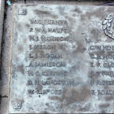 Durban Cenotaph_ 21 :: F - M Surnames