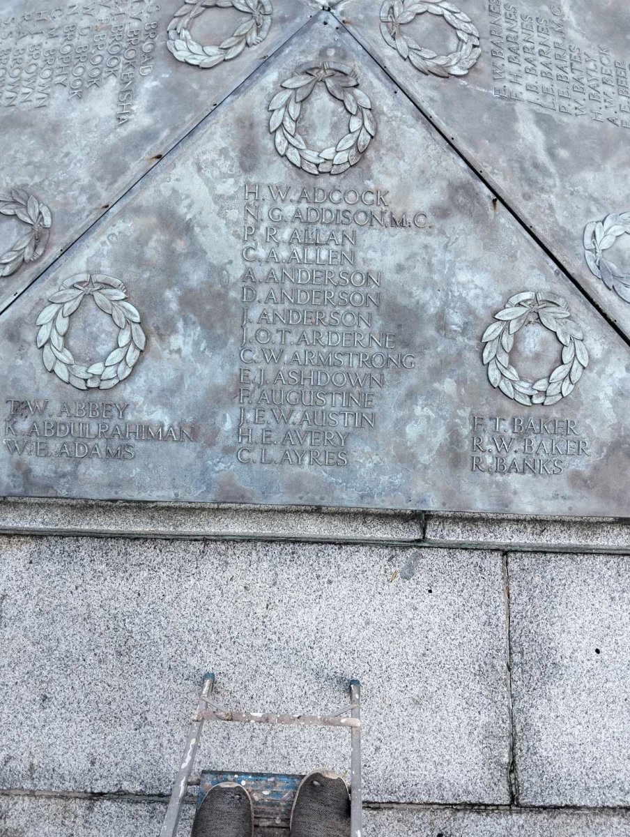Durban Cenotaph_ 01 :: A - B Surnames