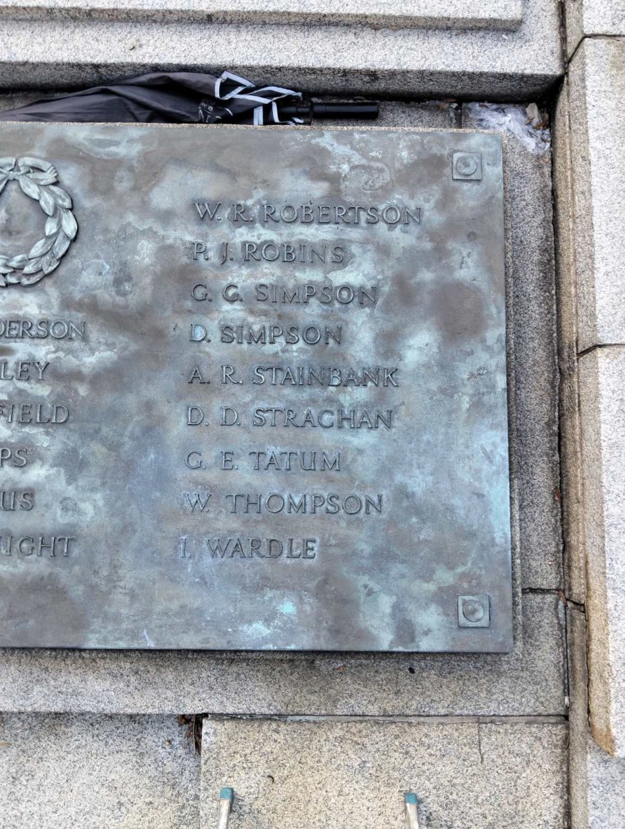 Durban Cenotaph_ 23 :: R - W Surnames