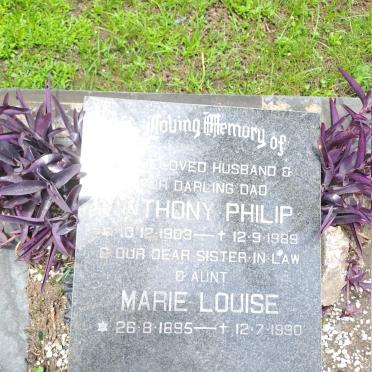  ? Anthony Philip 1903-1989 & Marie Louise 1895-1990