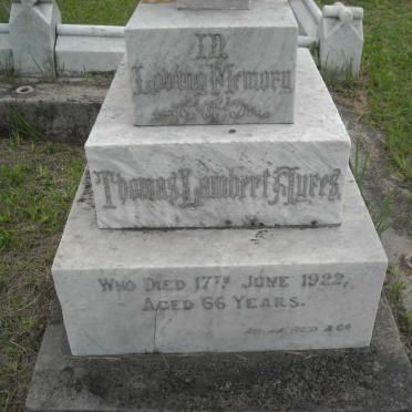 AYRES Thomas Lambert  -1922
