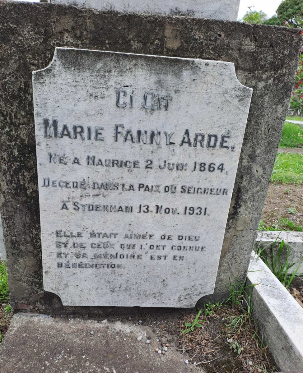 ARDE Marie Fanny 1864-1931