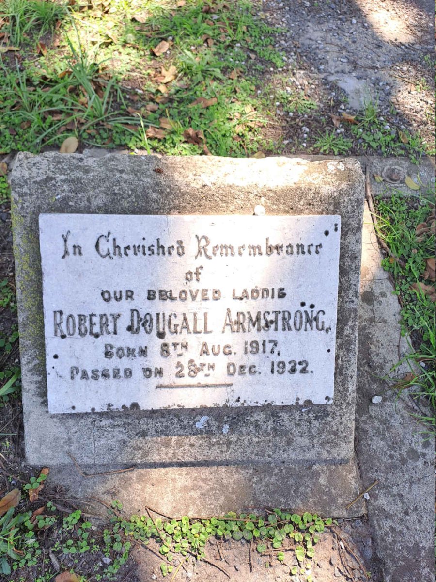 ARMSTRONG Robert Dougall 1917-1932