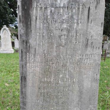ANDERSON Thomas -1902 & Isabella Mary -1897