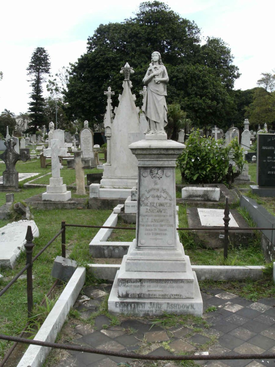 ASHDOWN Violet Cooper 1887-1906 :: ASHDOWN Elizabeth Jane 1858-