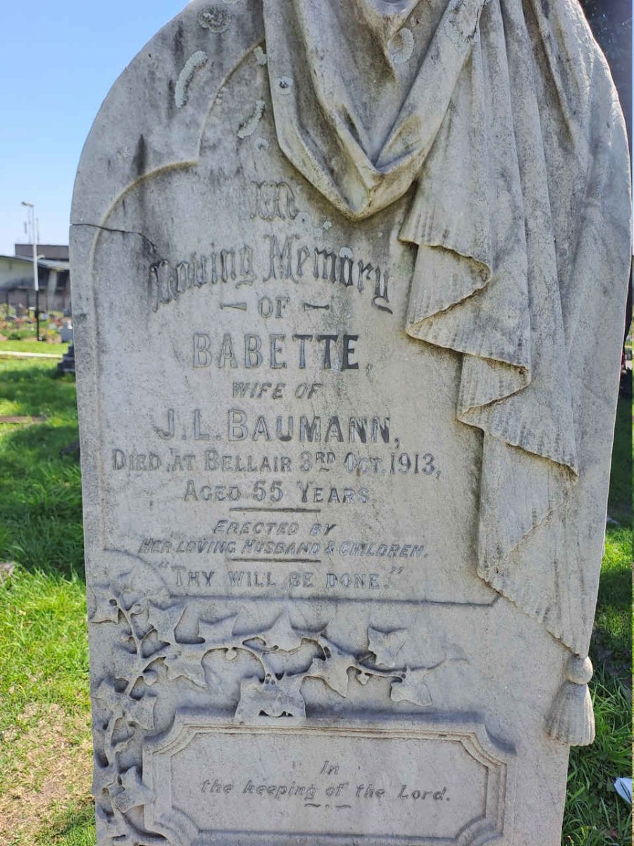 BAUMANN J.L. -1920 & Babette -1913 :: THUERER Magdalana -1917 :: BAUMANN Herman Aubrey -1951 _2