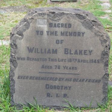 BLAKEY William -1945