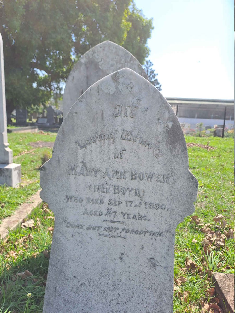 BOWEN Mary Ann nee BOYD -1890