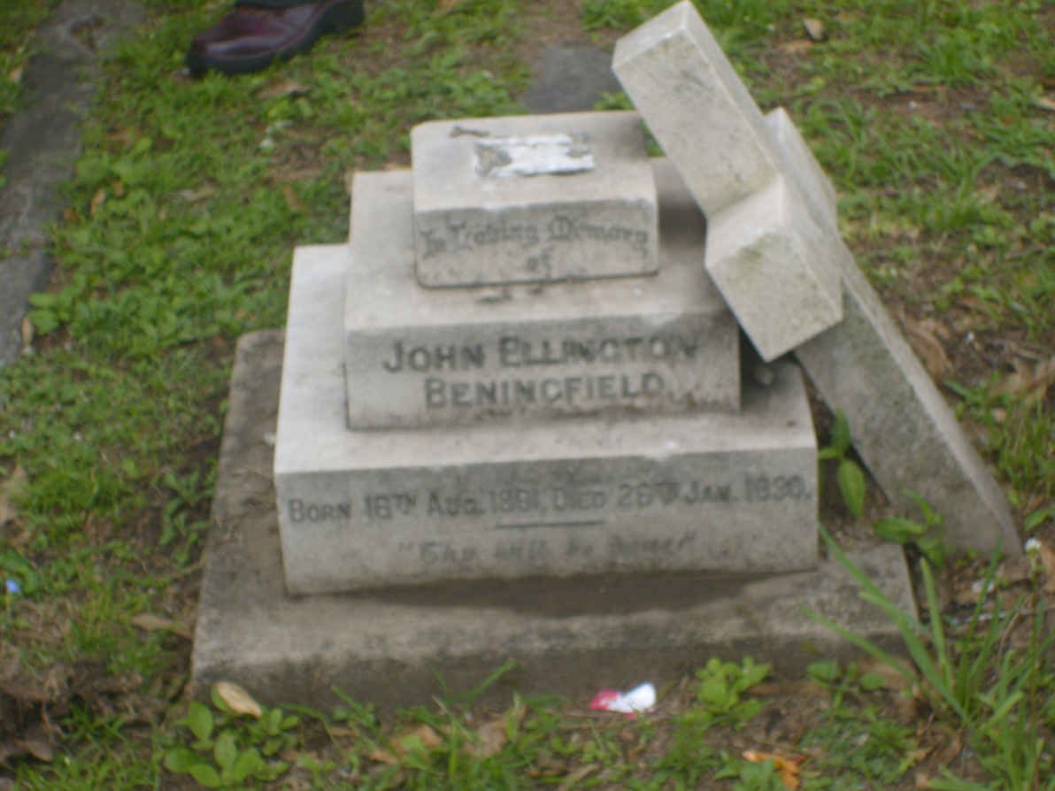 BENINGFIELD John Ellington 1891-19?0