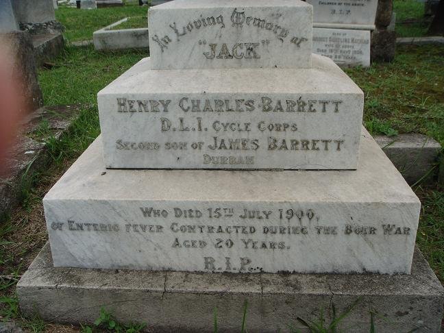 BARRETT Henry Charles -1900