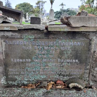 BAUMANN Albert Frederick -1967