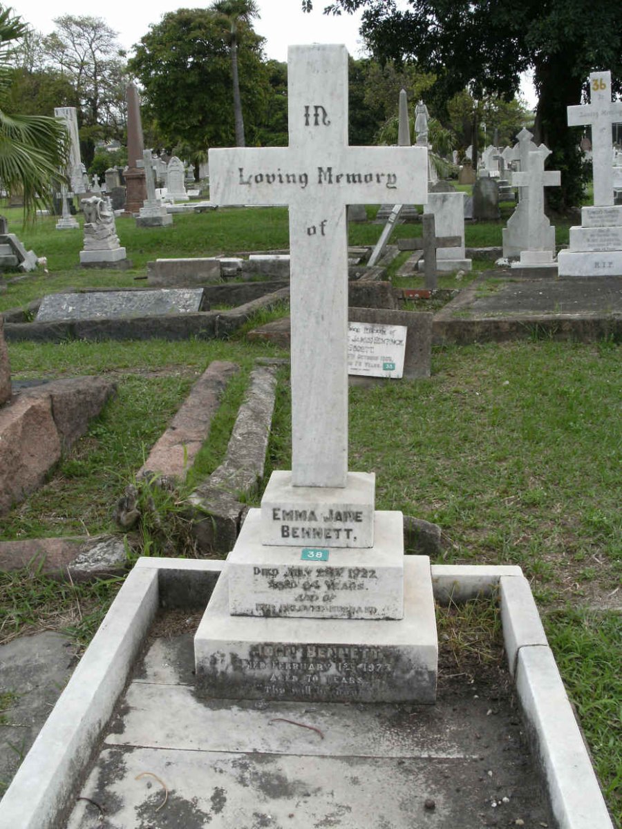 BENNETT John -1973 &amp; Emma Jane -1922