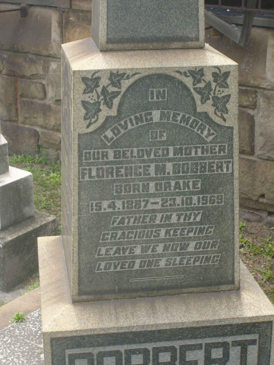 BOBBERT Florence M. 1887-1969