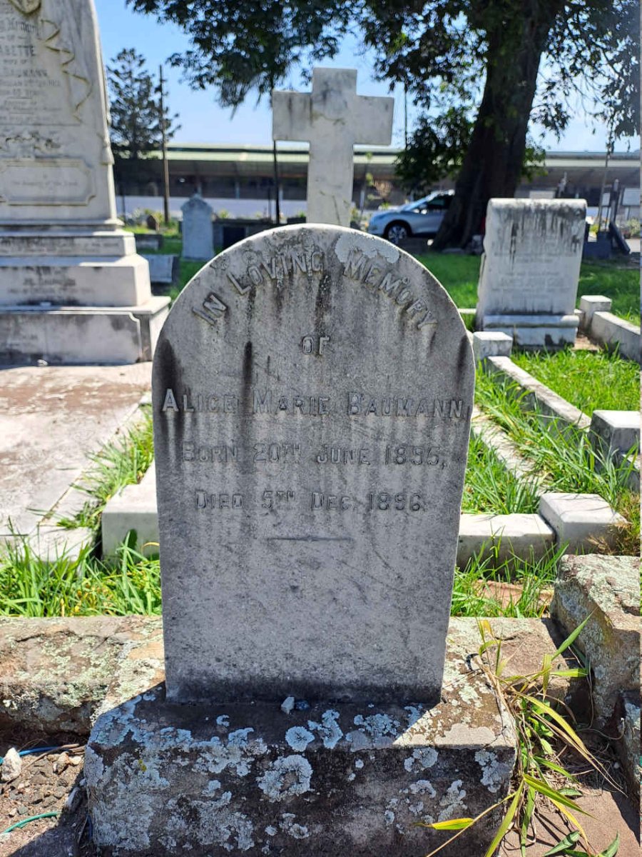 BAUMANN Alice Marie 1895-1896