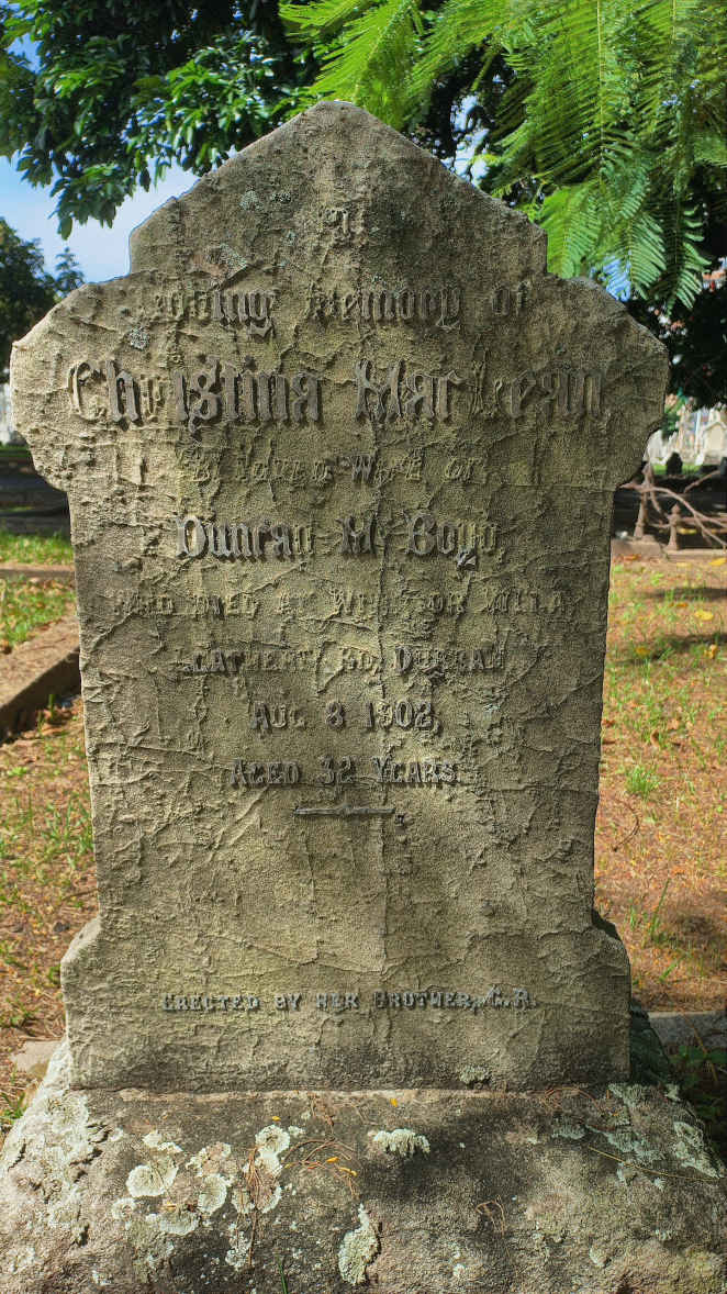BOYD Christina Ma??lean -1902
