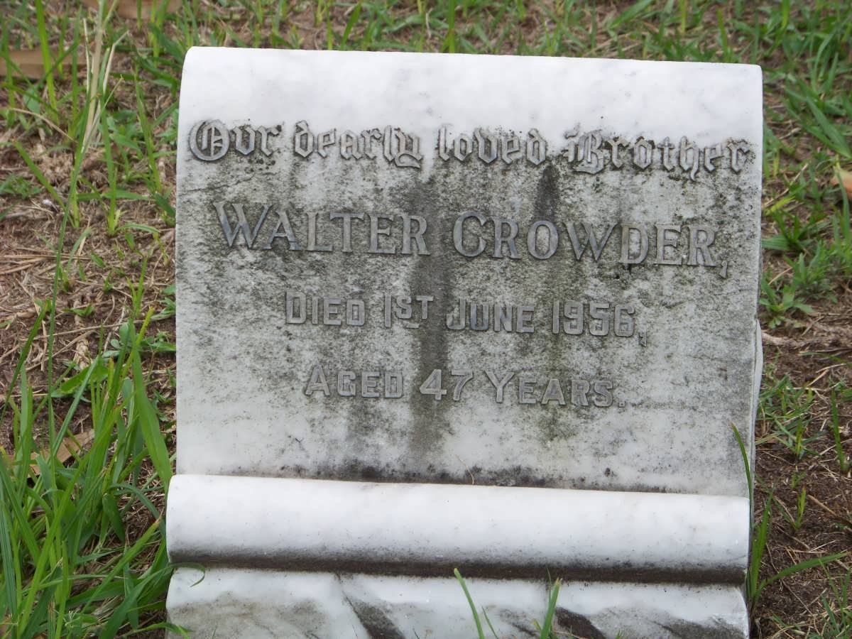 CROWDER Walter -1956
