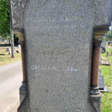 CARNE Samuel -1900 & Catherine -1909