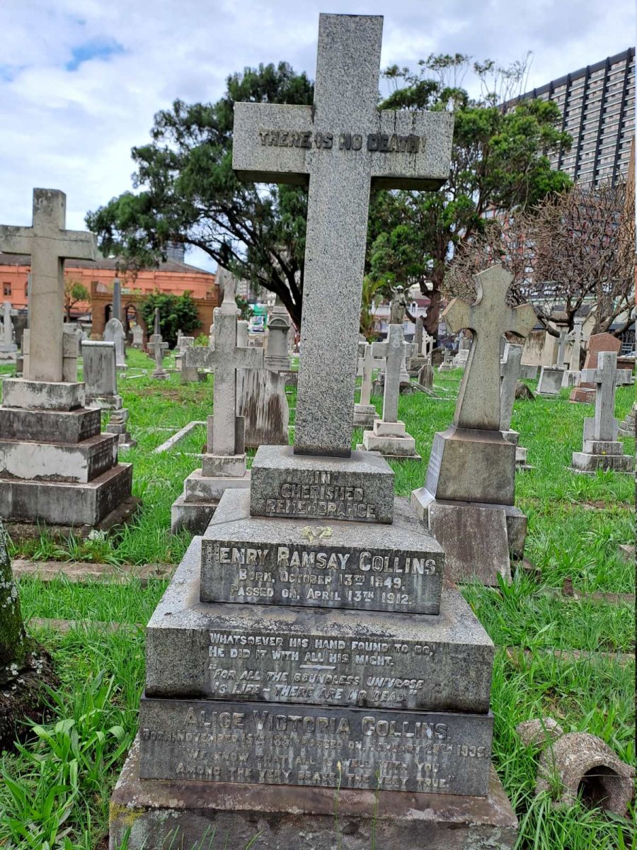 COLLINS Henry Ramsay 1849-1912 & Alice Victoria 1851-1935