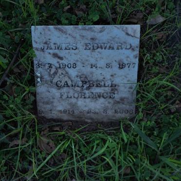 CAMPBELL James Edward 1908-1977 & Florence 1914-2008