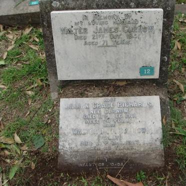 CURNOW Walter James -1941 :: RICHARDS Lillian Grace nee CURNOW -1917