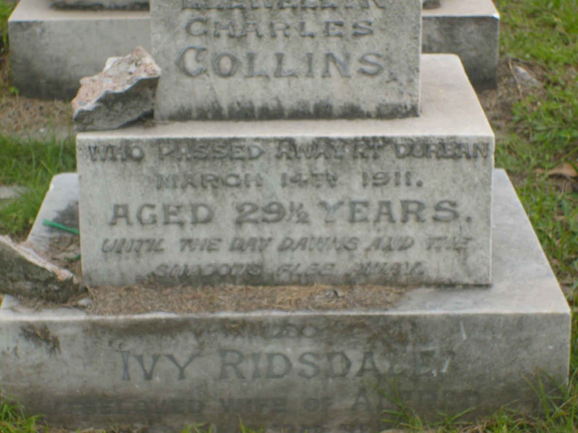 COLLINS Charles -1911 :: RIDSDALE Ivy