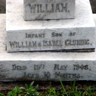 CLUNING William -1908
