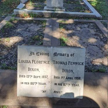 DIXON Thomas Fenwick -1958 & Louisa Florence -1957