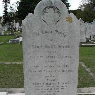 DURRANT Robert Hazarb -1881 &amp; Sarah Elizabeth -1898 :: DURRANT Annie Davis -1954