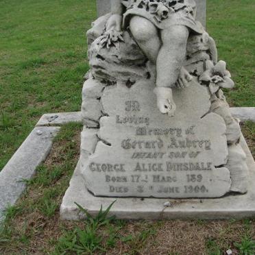 DINSDALE Gerard Aubrey 1890-1900