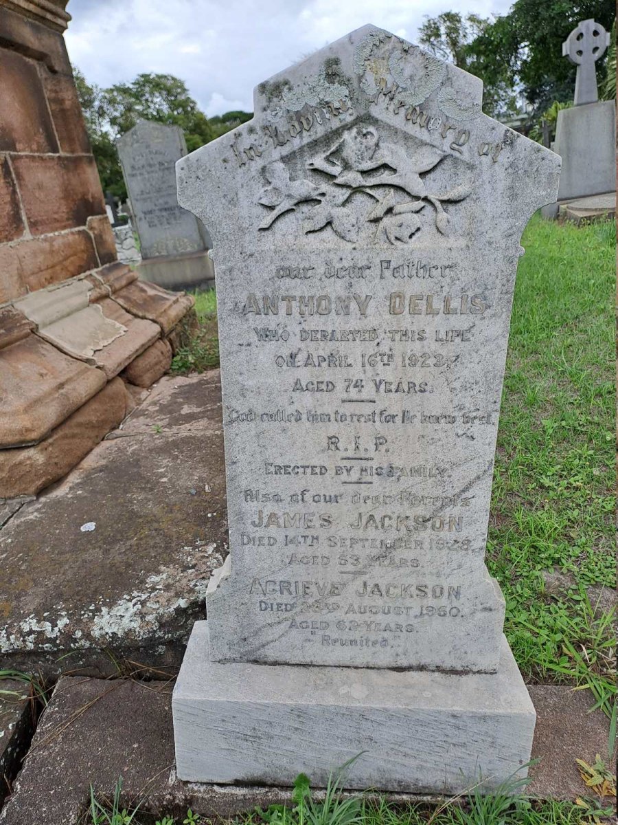 DELLIS Anthony -1923 :: JACKSON James -1928 & Agrieve -1950