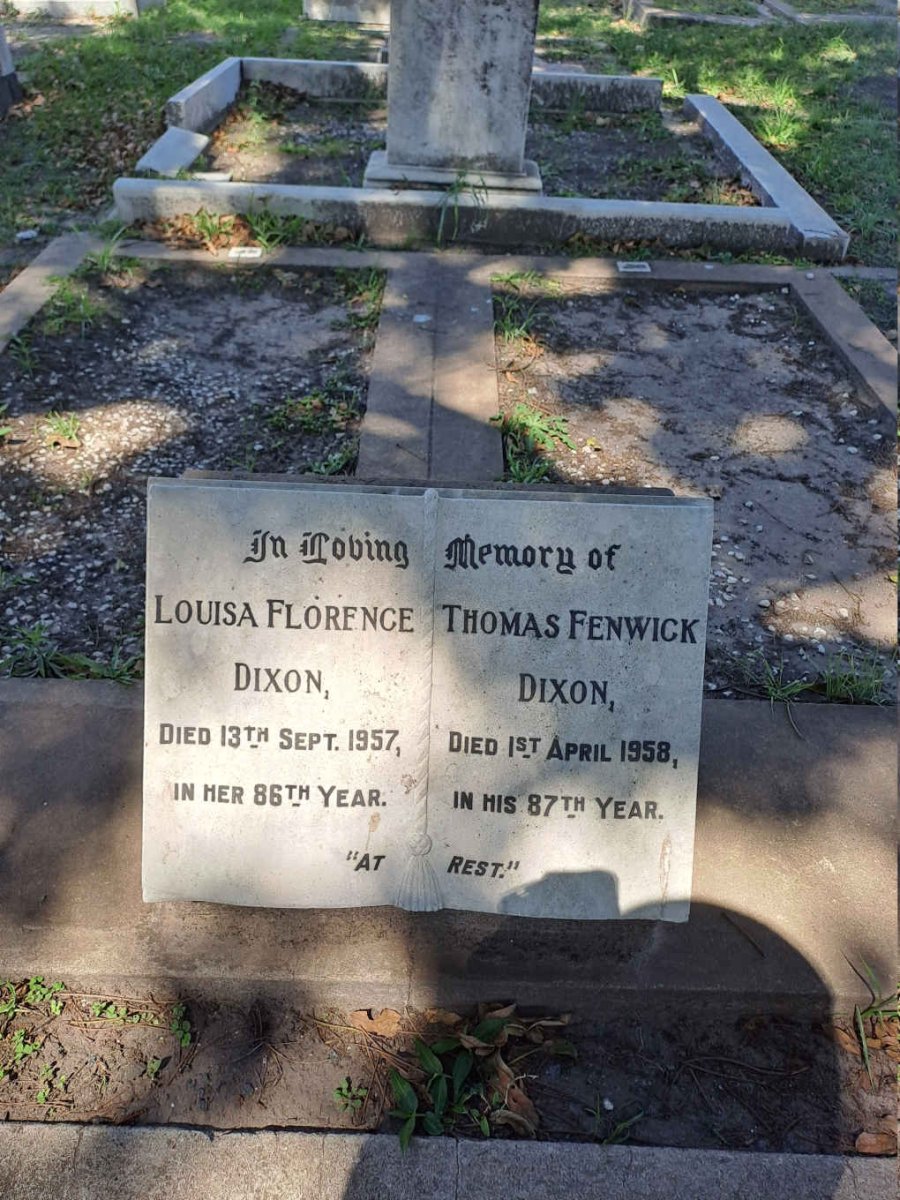 DIXON Thomas Fenwick -1958 & Louisa Florence -1957
