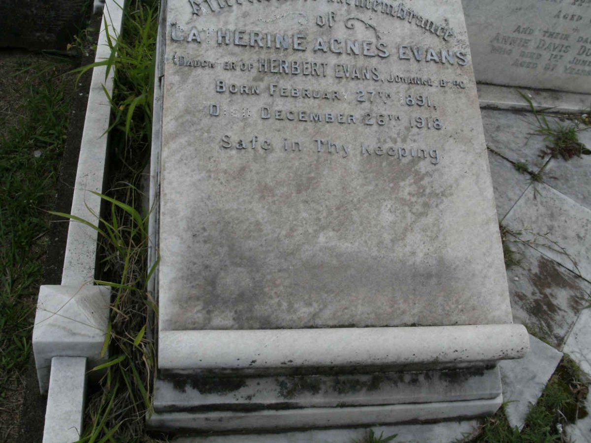 EVANS Catherine Agnes 1891-1918