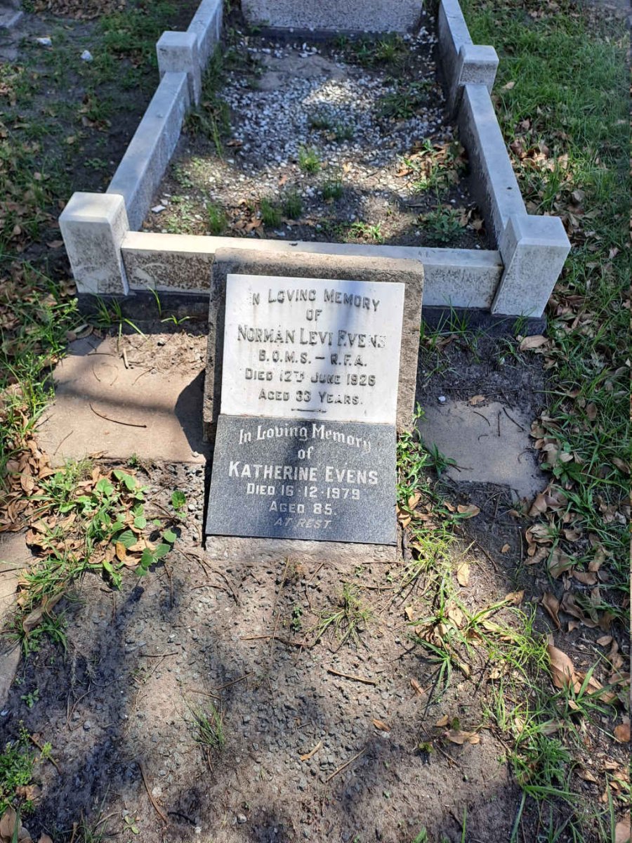 EVENS Norman Levi -1926 & Katherine -1979