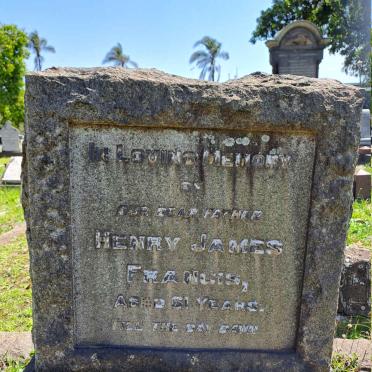 FRANCIS Henry James