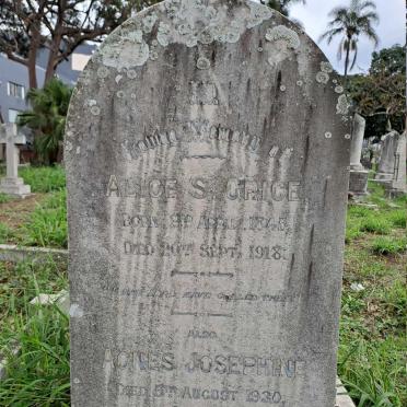 GRICE Alice S. 1845-1918 :: GRICE Agnes Josephine -1930