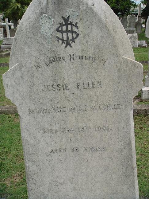 GUELLE Jessie Ellen, De nee SCOTT -1901