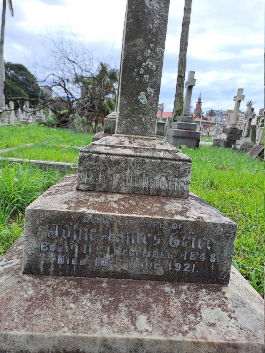 GRICE M.L. Natalia 1848-1921