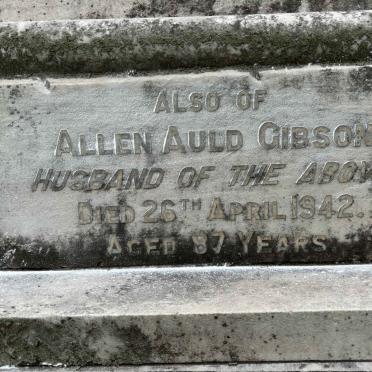 GIBSON Allen Auld -1942 & Letitia -1931 _2